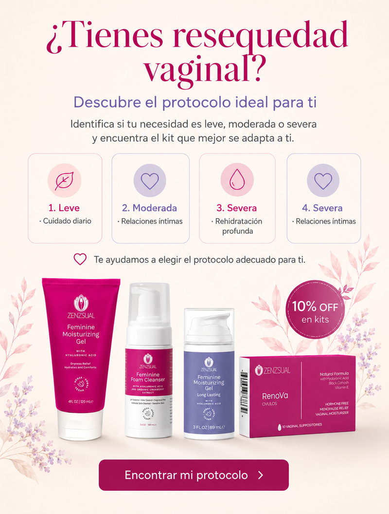 Protocolos de resequedad vaginal