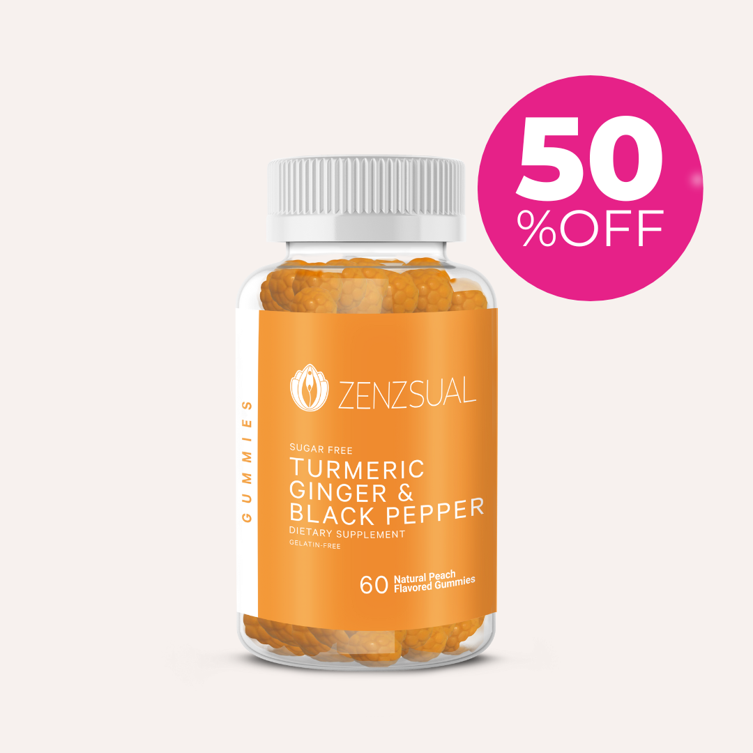 Turmeric, Ginger &amp; Black Pepper Gummies - Sugar Free