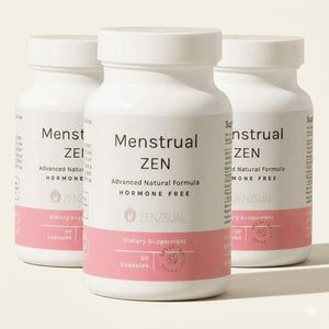 Menstrual Zen con Glicinato de Magnesio - Alivio Natural Para Síntomas Menstruales y PeriMenopausia - Tu Salud Intima