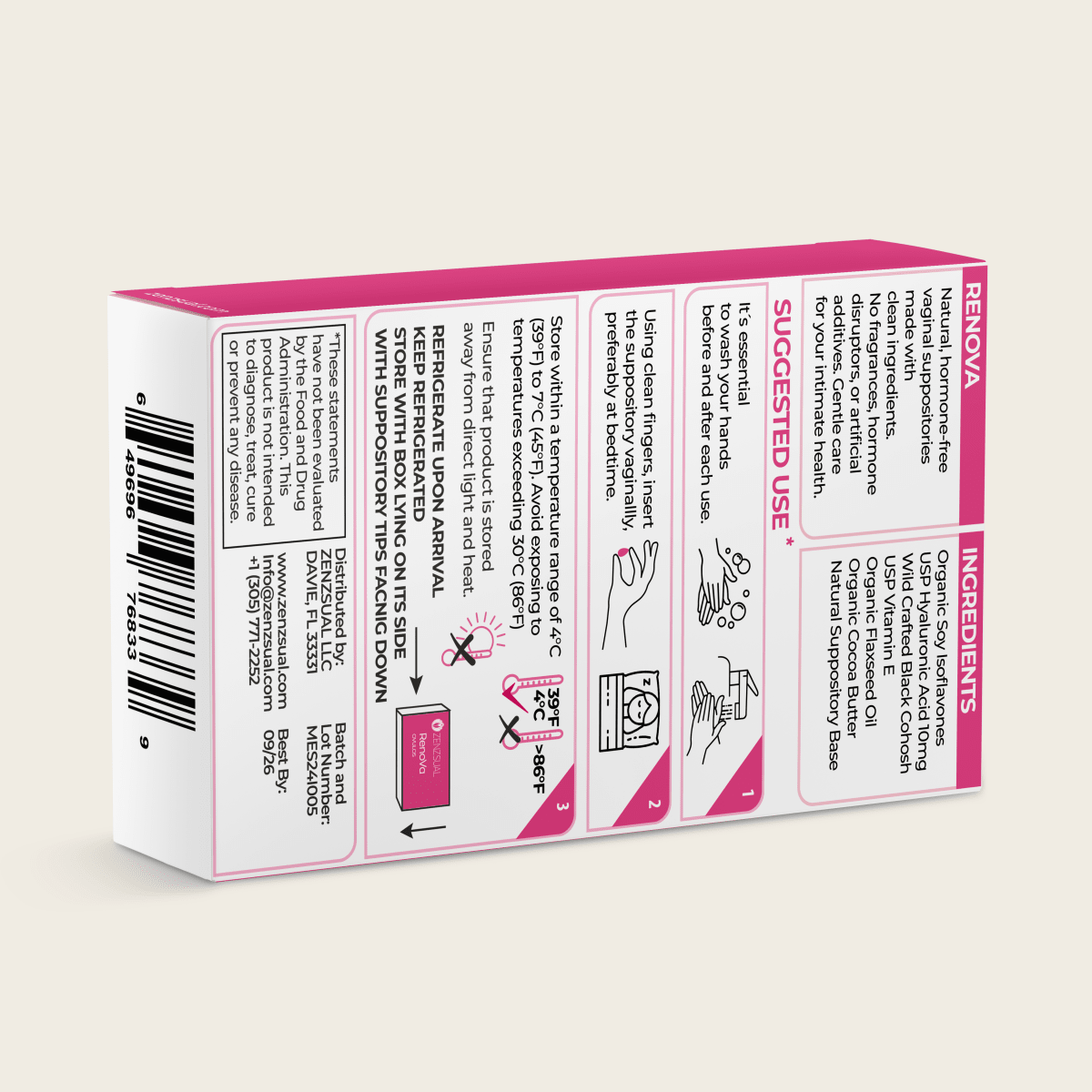 Renova Ovulos Vaginales con Acido Hialurónico - Tu Salud Intima