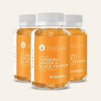 Turmeric, Ginger & Black Pepper Gummies - Sugar Free - Tu Salud Intima