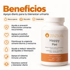 Happy Pee - Suplemento Nutricional para la Salud Urinaria Femenina