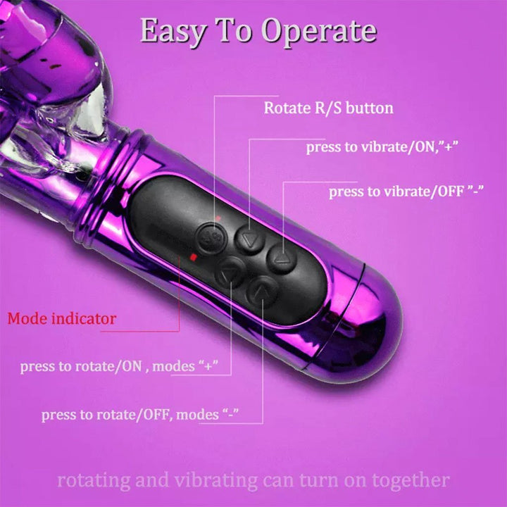 TRIOrgasmic Vibrador Triple Estimulación - Tu Salud Intima