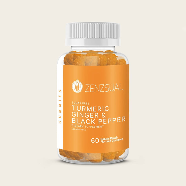 Turmeric, Ginger & Black Pepper Gummies - Sugar Free - Tu Salud Intima